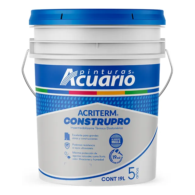 Impermeabilizante Acuario Acriterm Construpro 5 Años