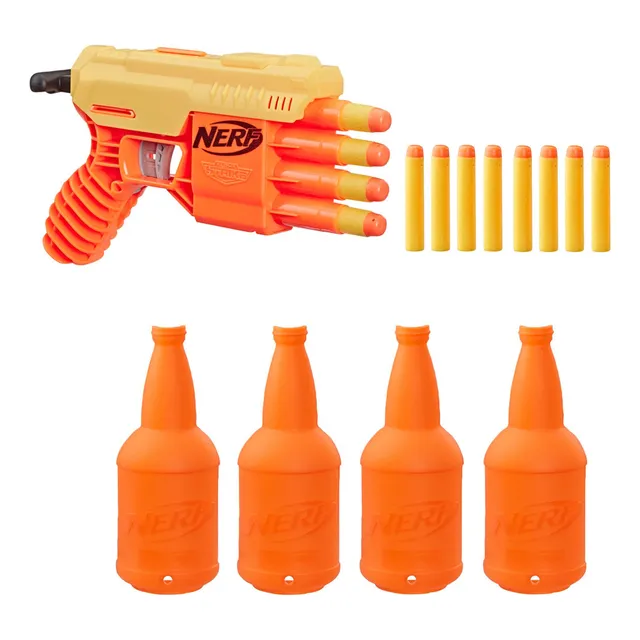 Pistola Hasbro Original Nerf Alpha Strike +8 Dardos - El Rey