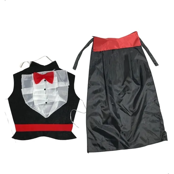 Disfraz Halloween Niños Set Con Pechera O Capa + Accesorios