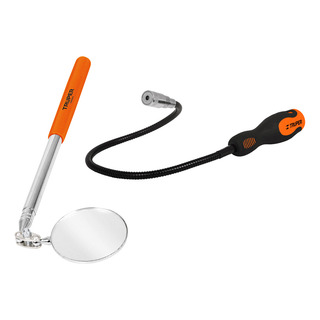 Espejo Circular Telescopico + Iman Flexibles Con Led, Truper Espejo Circular Telescopico + Iman Flexibles Con Led, Truper