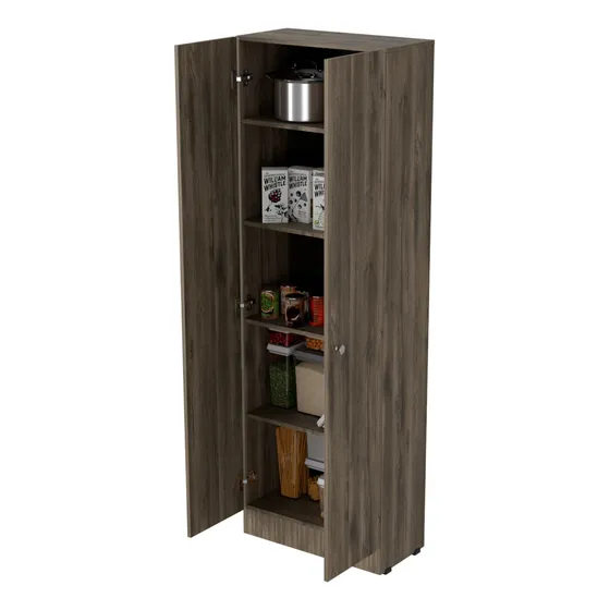 Mueble Alacena Multiusos 180 X 60 Rta Color Bellota Wengue