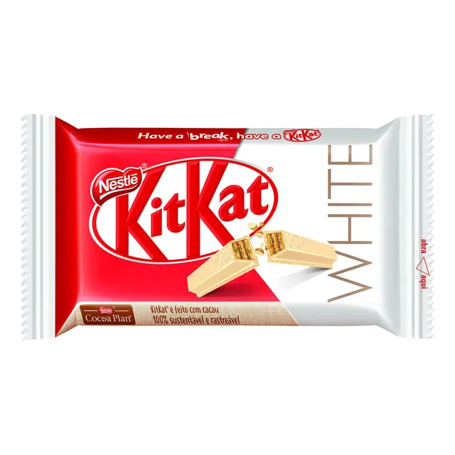 Chocolate Blanco Kit Kat 41.5 Grs.