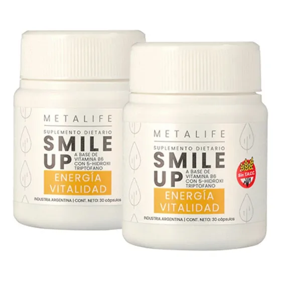 Smile Up Pildora De La Felicidad X2 Modulador De Animo Sabor Sin sabor