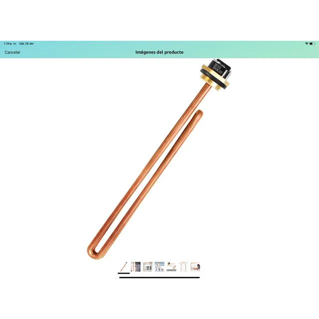 Elemento P Calentador De Agua Ecosmar