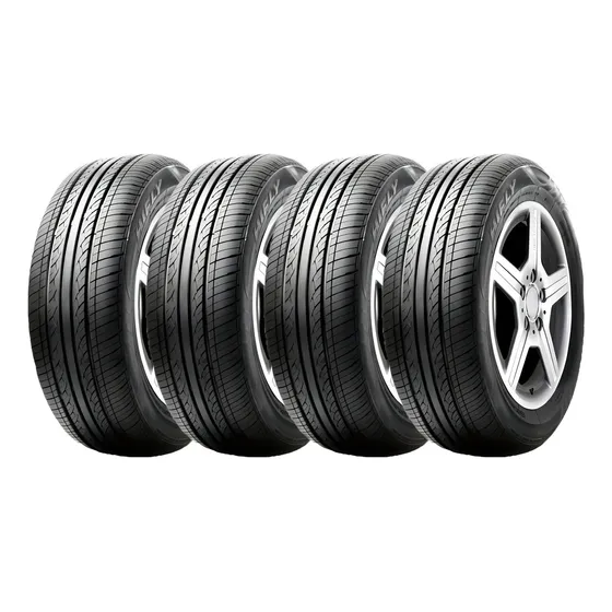 Jogo De Pneus 185/60 R14 Hifly Aro 14 Novos + Bicos Índice De Carga 82