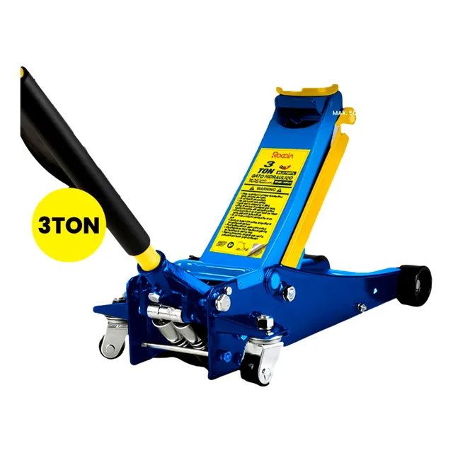 Gato Caiman Hidraulico 3 Toneladas Doble Piston 7.5 A 50 Cms