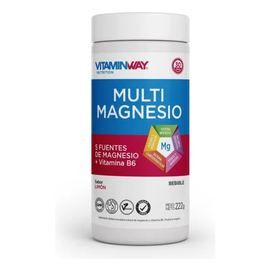 Vitamin Way Multi Magnesio En Polvo Bebible Máxima Absorción