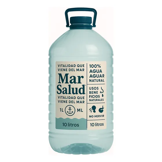 Agua De Mar Mar Salud. 10 Lts. Pura