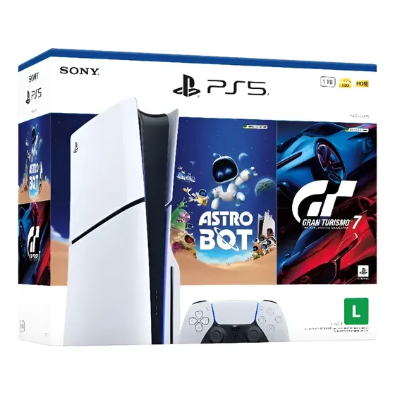 Sony PlayStation 5 Slim CFI-2015B 825GB Digital cor branco 2023
