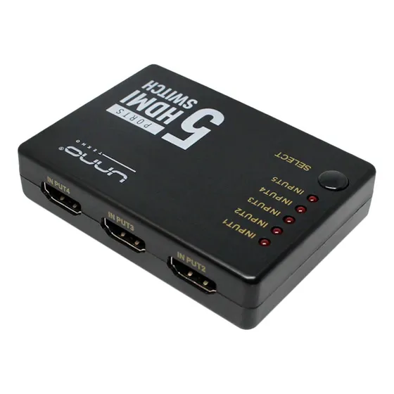 Switch Hdmi 5 Puertos Tekno Unno Conmutador 4k