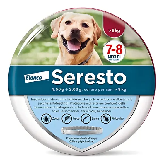 Seresto Grande Perro Mayor De 8 Kg 71 Cm Dhl Color Gris