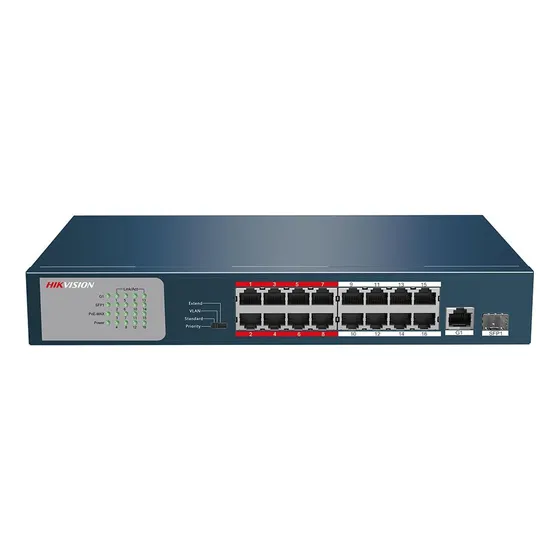 Conmutador PoE Hikvision Ds-3e0318p-e/m(b)