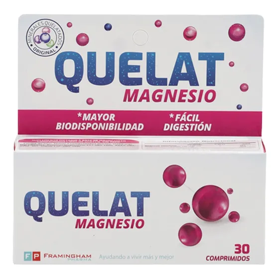 Suplemento Framingham Pharma Quelat Magnesio de x 30 un