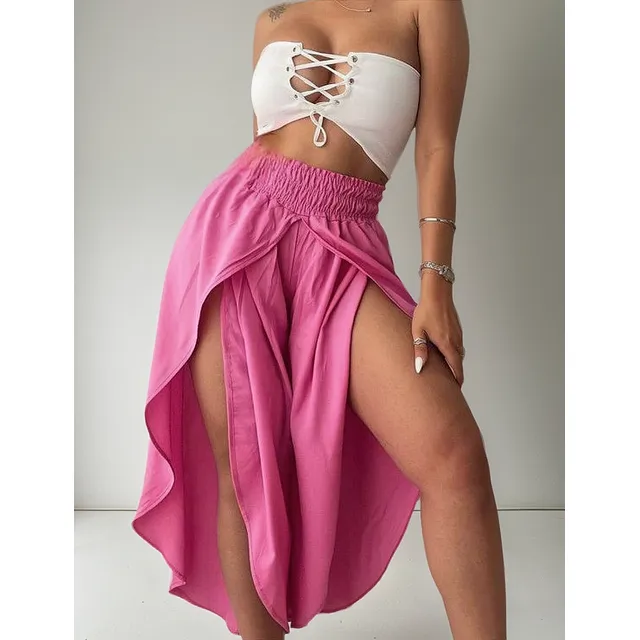 Pantalon Chiripa Palazzo Envolvente Colores Tendencia