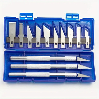 Cutter De Precision Tipo Bisturí Kit +3 Pieza + 13 Navajas Cutter De Precision Tipo Bisturí Kit +3 Pieza + 13 Navajas