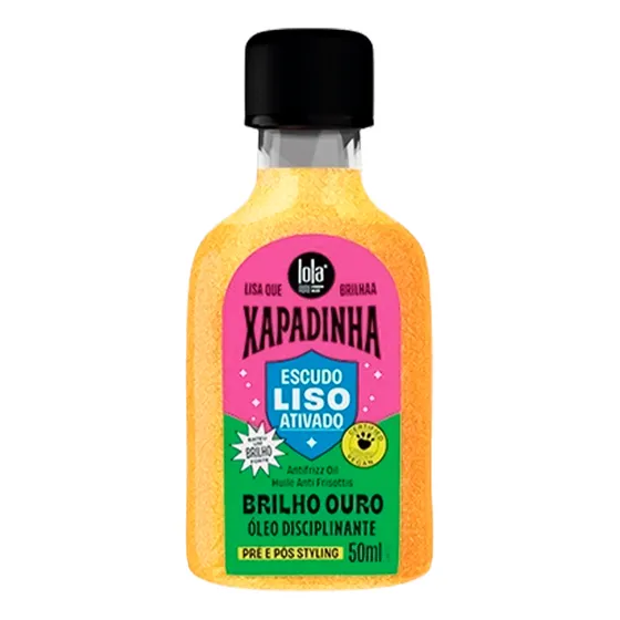 Óleo Disciplinante Xapadinha 50ml - Lola - Brilho Ouro