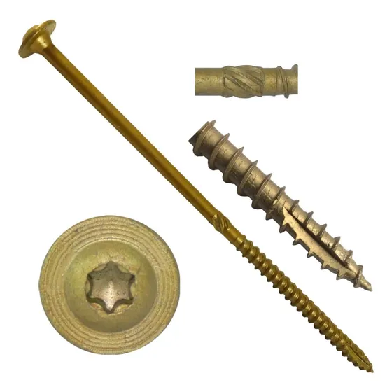 Tornillo De Retraso #17 X 7 Exterior Resistentes - Caja Comp