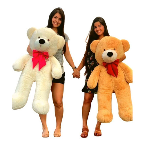 Urso Gigante Grande Pelúcia Teddy Bear 90cm - Nacional Urso Gigante Grande Pelúcia Teddy Bear 90cm - Nacional