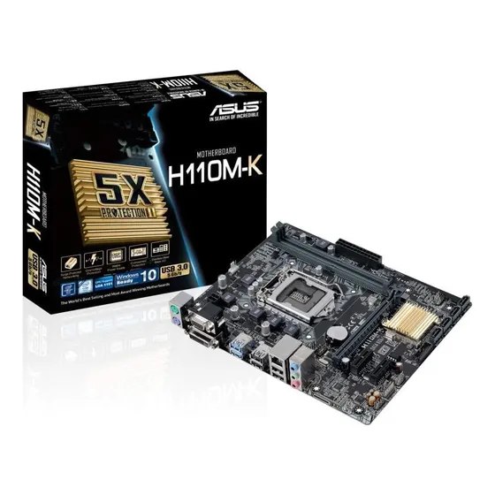 Asus Micro Atx Ddr4 Lga 1151 Motherboards H110m-k