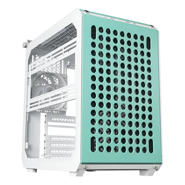 Gabinete Cooler Master Q500 Qube 500 Flatpack Q500-dgnn-s00 Color Menta - Rosa - Crema