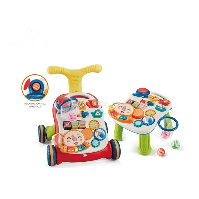  Caminadora Musical Multifuncional 2 En 1 Para Bebes 