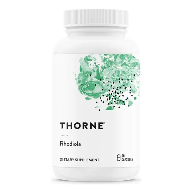 Rhodiola Rosea Thorne 60 Cápsulas Sin Sabor