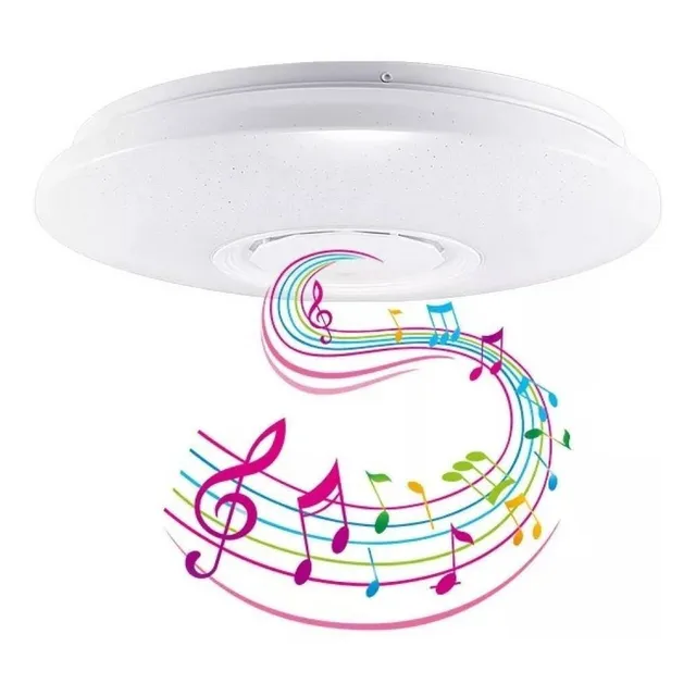 Plafón Led Rgb Musical Con Parlante Bluetooth Diginet