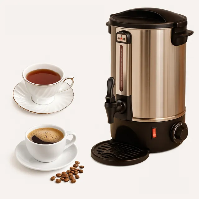 Cafeteira Automática Tipo Italiana Com Filtro 6 Litros Inox