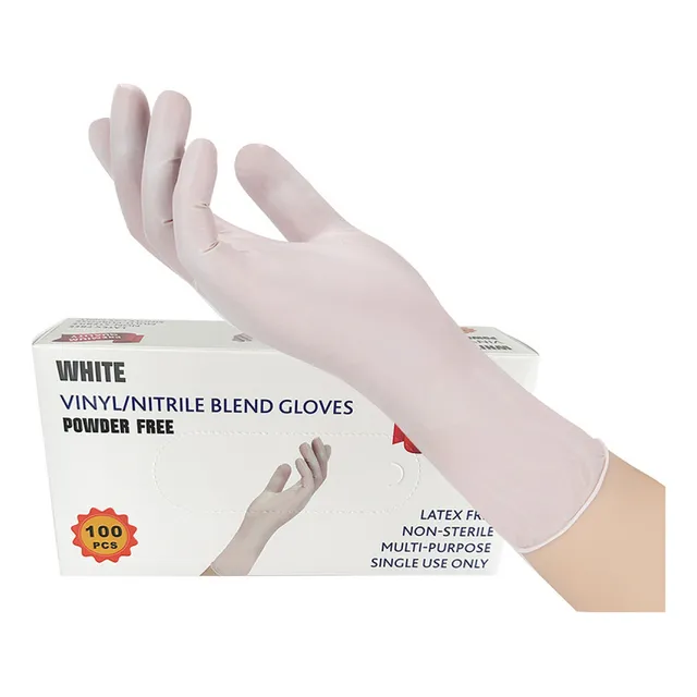 G Guantes Nitrilo Vinil Libre Latex Sin Polvo