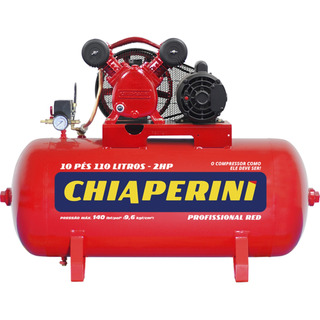 Compressor Ar Média Pressão 10pcm 110l 2hp 19195 Chiaperini Compressor Ar Média Pressão 10pcm 110l 2hp 19195 Chiaperini