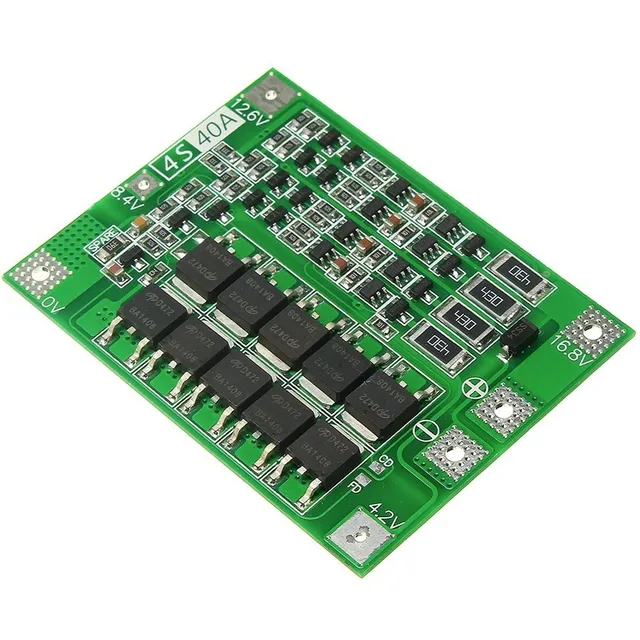 Modulo Protección Bms Para 4 Celdas Li-ion 18650 16.8v 40a