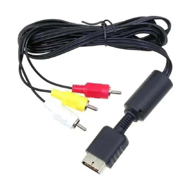 Cable Audio Video Rca Tv Compatible Con Ps2 Ps3 Ps1  Envíos 