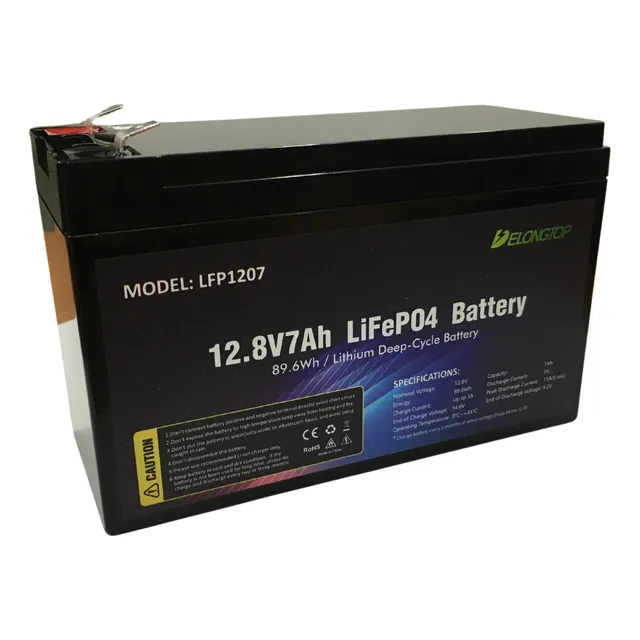 Bateria De Litio Delong 12v 7ah Lfp1207