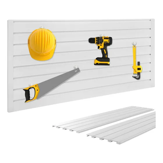 Panel Pared Lamina Pvc 24  Alto X 48  Largo Juego 2 Garaje