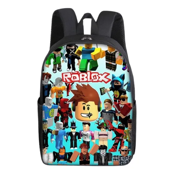 Roblox Rob Lesi Ar Mochila Escolar Juego De Tres Piezas