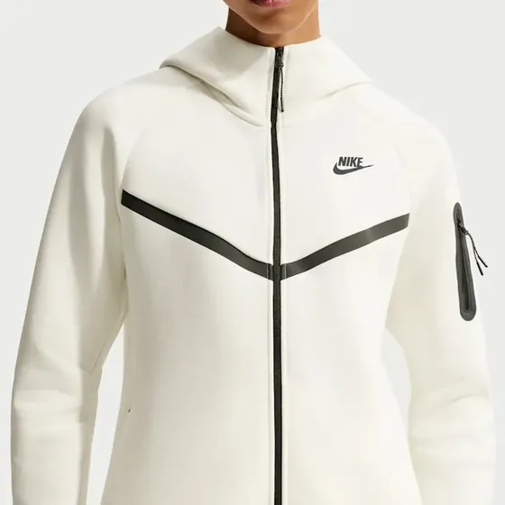 Polerón Nike Sportswear Tech Fleece Windrunner Mujer Marrón