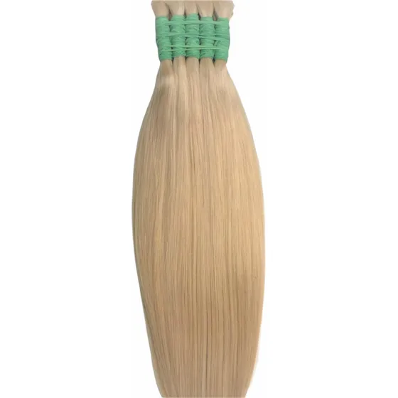 Cabelo Humano Natural Cor 10 Loiro Claro 70 Cm 100 Gramas
