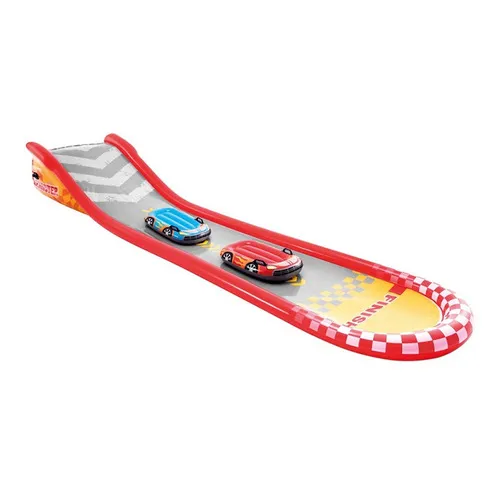 Juego Inflable Play Center Deslizante Intex Color Rojo