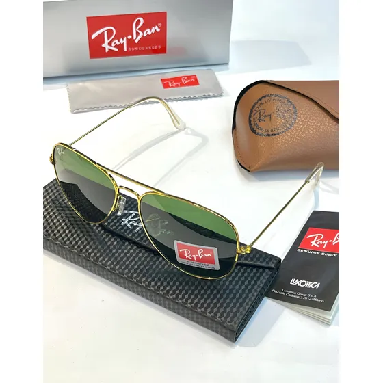 Lentes De Sol Ray-ban Aviador Espejados Polarizados