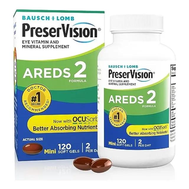 Preservision Areds 2 Vitaminas Y Minerales Para Ojos
