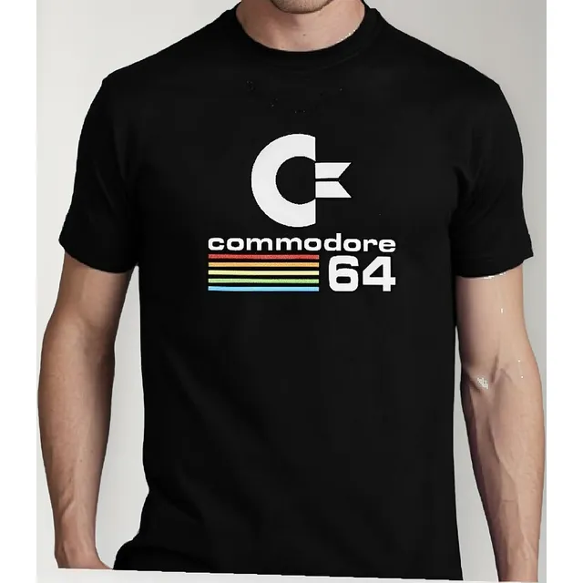 Remera Retro Comodore 64 Bits Old Gamers Algodon