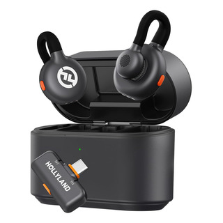 Microfone Hollyland Lark M2s Duo Usb-c Duplo P/ 2 Pessoas Cor Preto Microfone Hollyland Lark M2s Duo Usb-c Duplo P/ 2 Pessoas Cor Preto