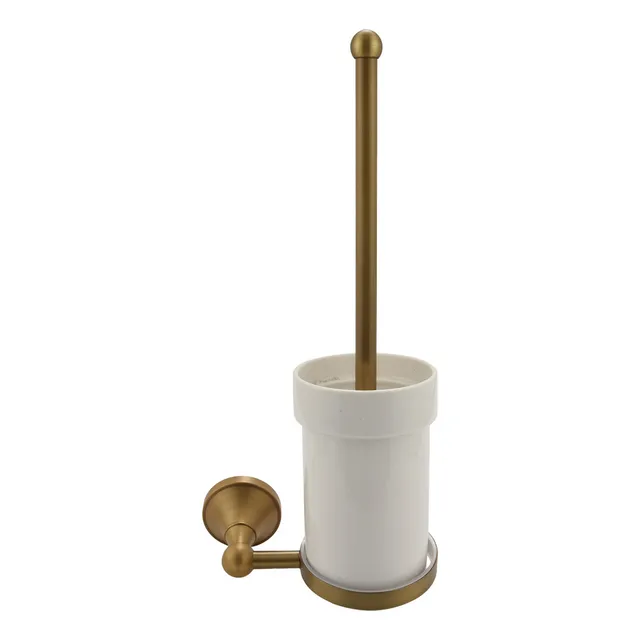 Soporte For Inodoro De Baño De Latón Antiguo Con Taza De Ce