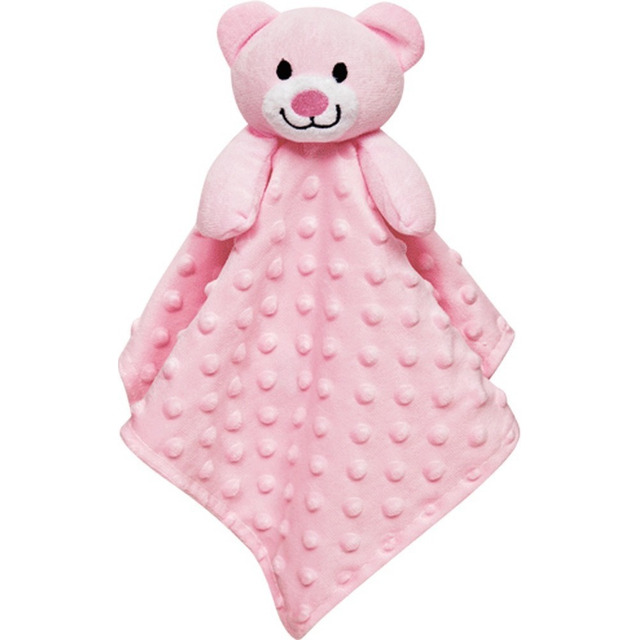 Naninha Para Bêbe Macia Antialérgico Menina E Menino Buba Cor Rosa Claro Naninha Para Bêbe Macia Antialérgico Menina E Menino Buba Cor Rosa Claro