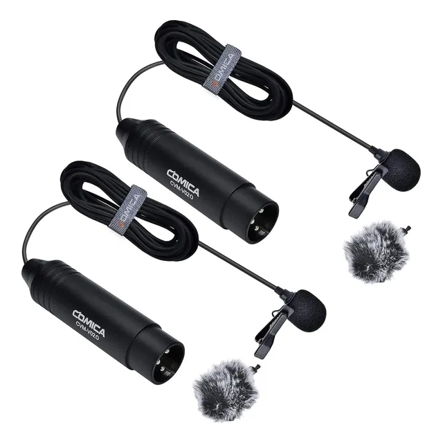 Micrófono Comica Xlr Cvm-v02o, Paquete De 2, 14.76 Pulgadas.