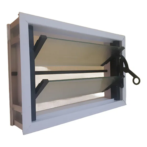 Aireador Ventiluz 40 X 26 Vidrio + Mosquitero Y Reja De Prot