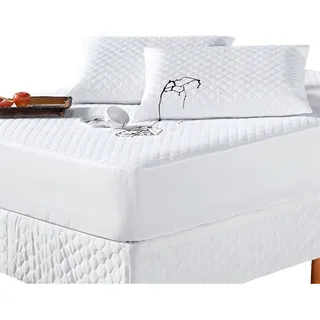 Kit Protetor ColchĂŁo ImpermeĂĄvel Casal +2 Capas Travesseiro Cor Branco Kit Protetor ColchĂŁo ImpermeĂĄvel Casal +2 Capas Travesseiro Cor Branco