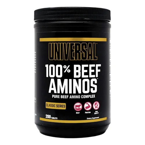 Universal Nutrition 100% Beef Aminos 200 Tabletas