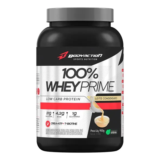 100% Whey Protein Concentrado Com Creatina 900g Bodyaction 