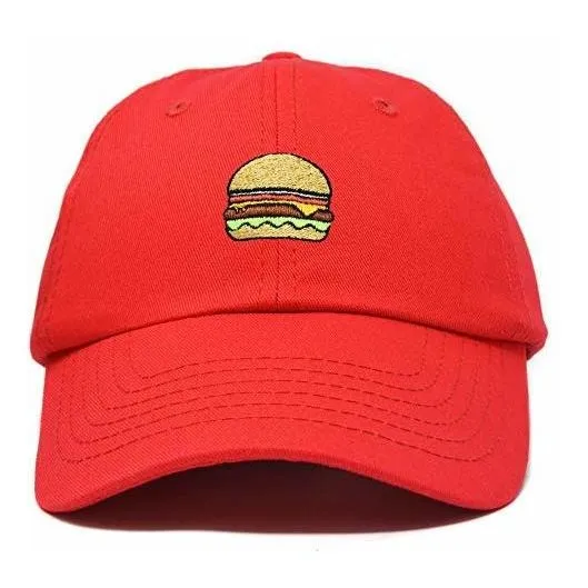 Dalix Hamburger Hat Cheeseburger Dad Baseball Cap 4452o